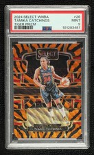 2024 Select WNBA Concourse Tiger Prizm Tamika Catchings #26 PSA 9 MINT HOF 3d3