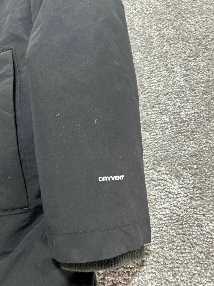 The North Face Dryvent 550 Arctic Parka Jacket Womens Medium Black Nylon Hooded - Image 4 of 4
