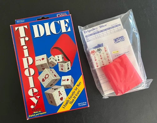 Cadaco 2004 Tripoley Dice Game 2004 Sealed Contents #306 New Inside~Ships Free!
