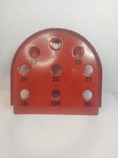 Vintage Skee Ball Metal Game Scoring Grate Vintage Made In USA