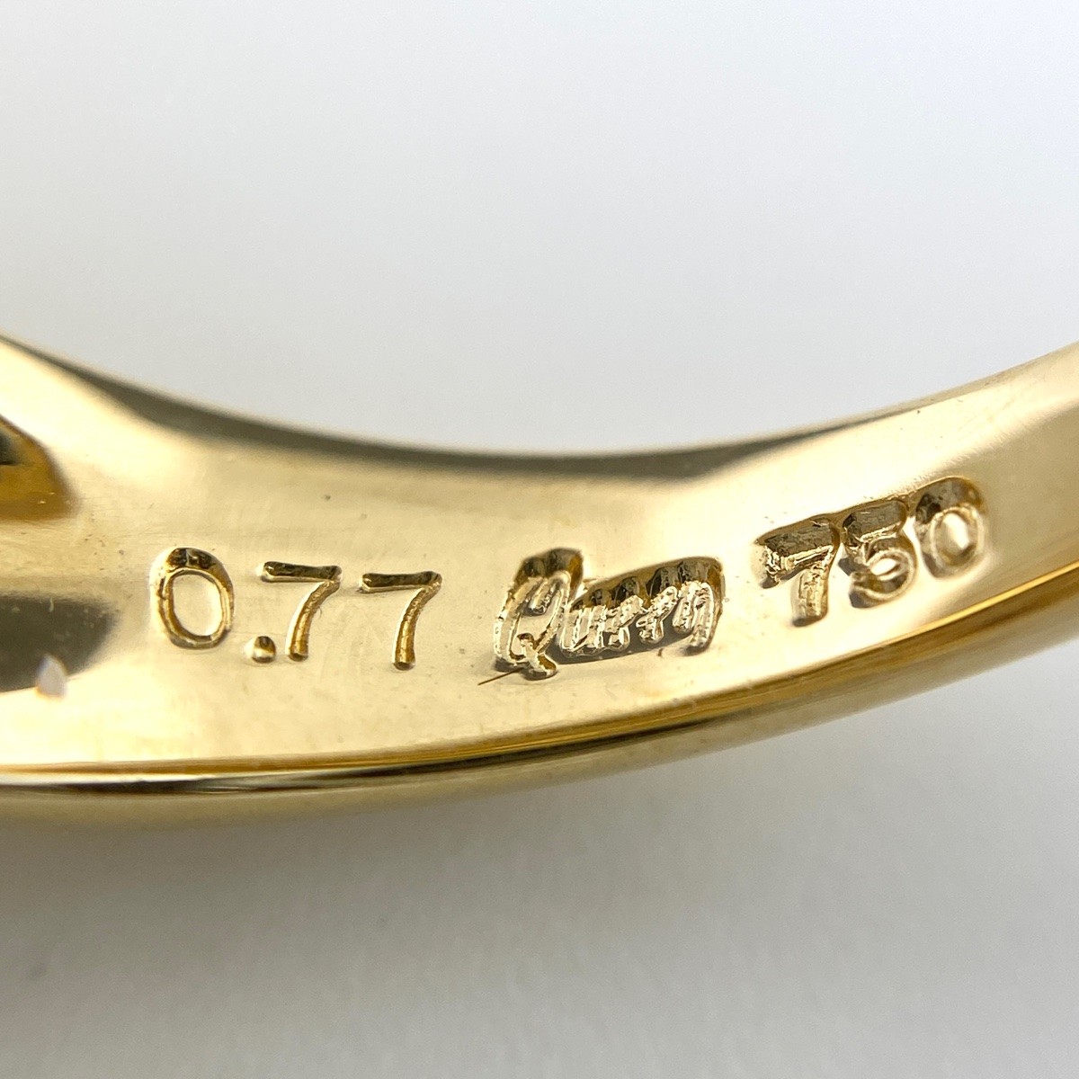 Queen ruby design ring YG YellowGold ring melee d… - image 4