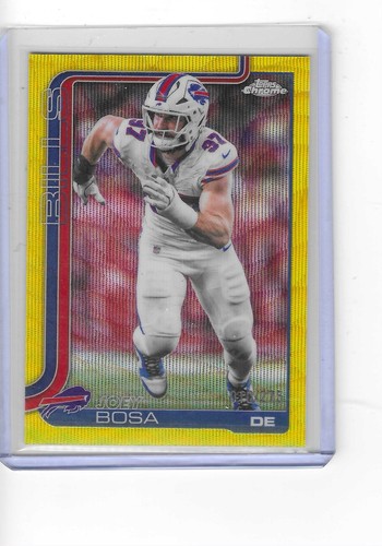 2025 Topps Chrome - Joey Bosa #36 Yellow Wave Refractor /275