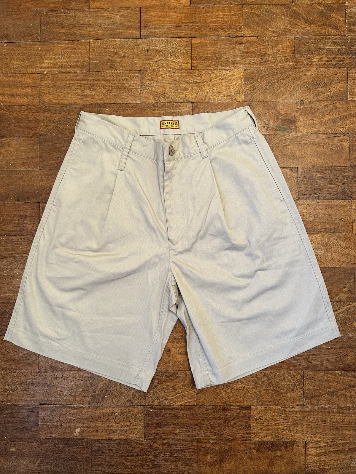Human Made Wide Twill Cotton Chino Shorts Medium