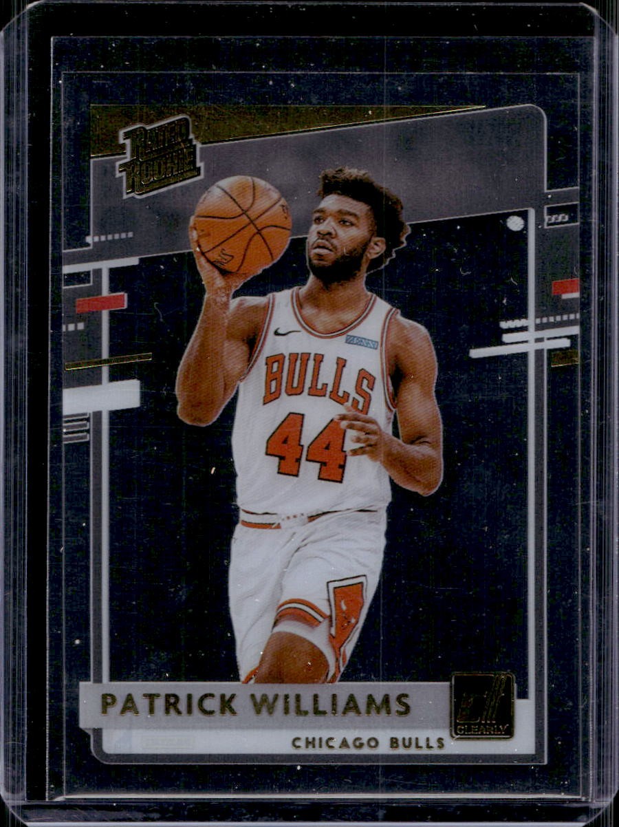 Patrick Williams 2020-21 Clearly Donruss #51 Rated Rookie Gold
