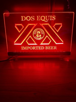 DOS EQUIS LED NEON LIGHT SIGN 8x12