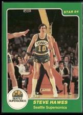 Steve Hawes 1983-84 Star #196 Seattle SuperSonics