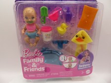 New Barbie Skipper Babysitters Inc. Doll + Accessories Inc Bath Towel +Bath Toys