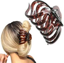 Octopus Hair Clips Paris AD718 Large Claw Clips 3.75 Inches Thick Hair Styling