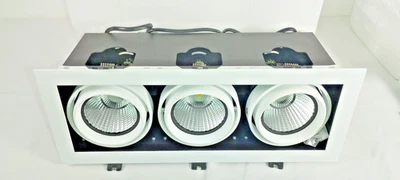 Ceiling Downlight Recessed 3 Spot By JCC JC6602 Shop Retail Display Commercial - Image 1 of 4
