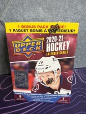 Factory Sealed Blaster Box 2020-2021 Upper Deck Extended Series NHL Hockey Cards