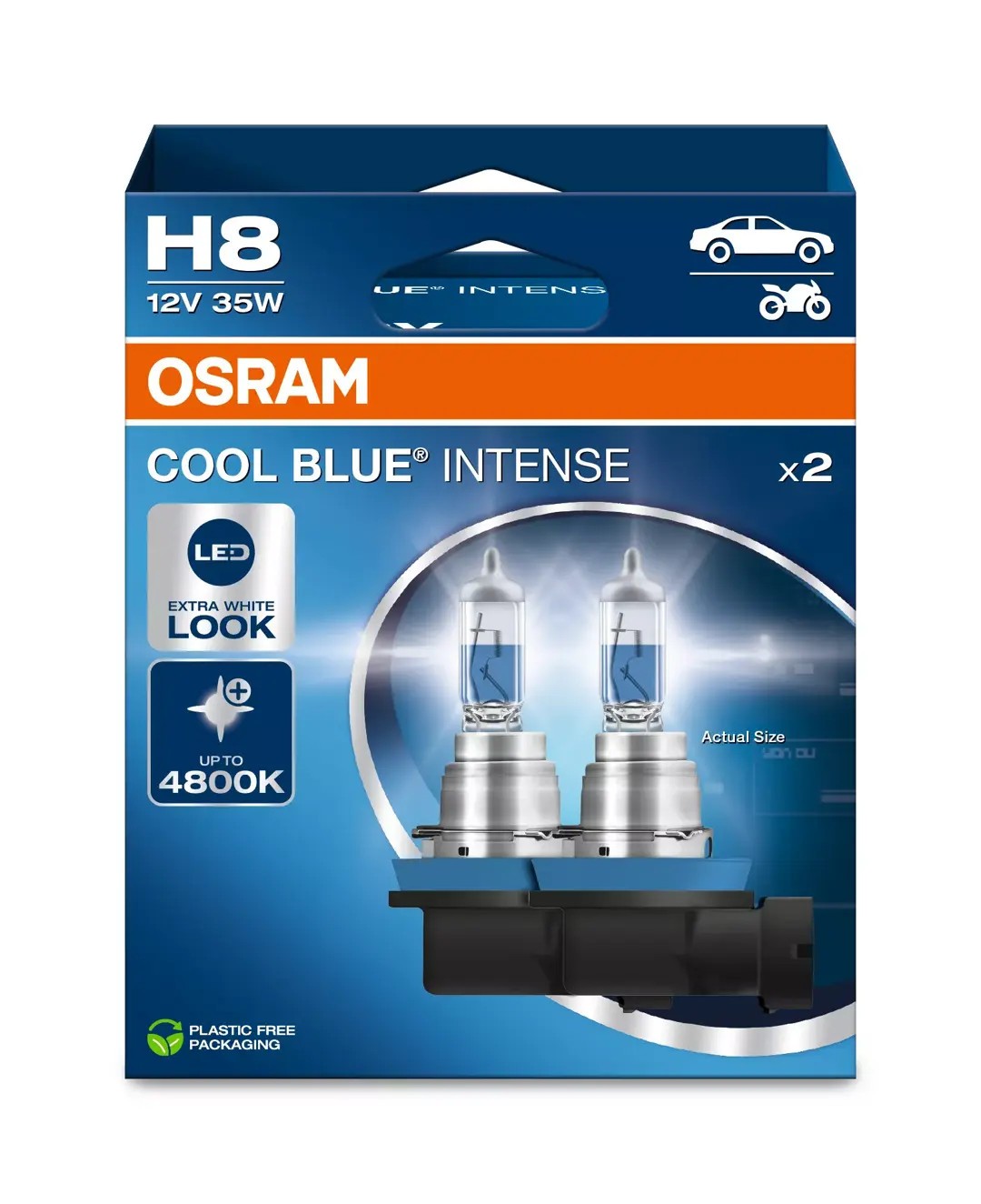 OSRAM H8 COOL BLUE INTENSE Set Di 2 5000K