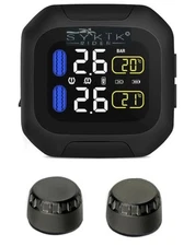 Sykik Rider SRTP300 Wireless tire Pressure Monitoring System for Motorcycles wit