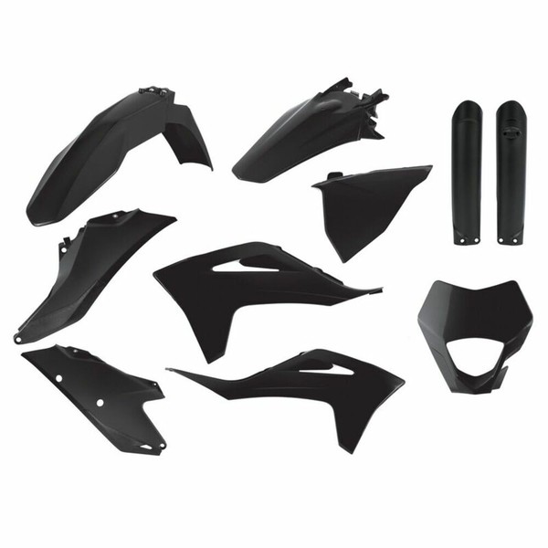 Kit Von Plastica Polisport Schwarz Gas Ec FüR Motorrad Ersatzteile-image