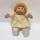 Vintage 1984 HM 2 Cabbage Patch Kid Hong Kong Two Dimples Doll Wearing Diaper