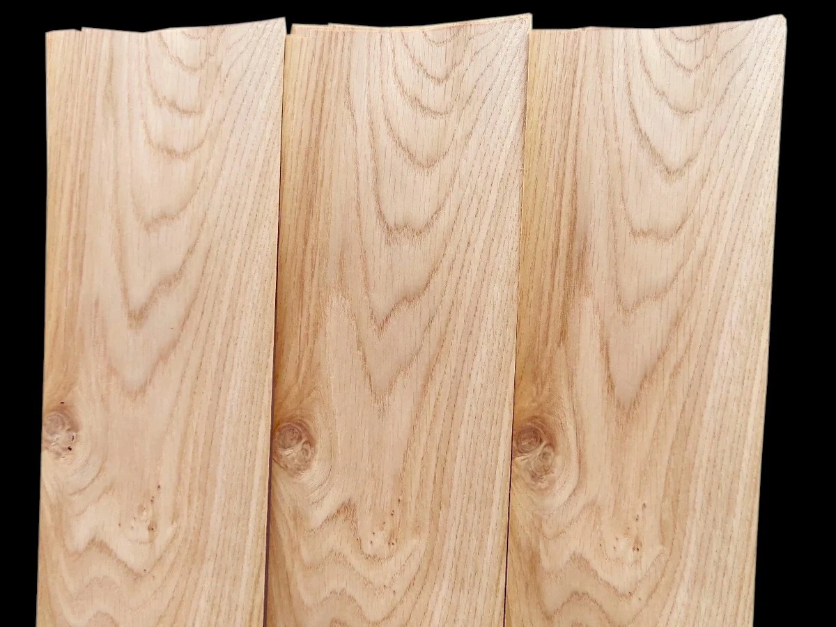 8 hojas EURO ROBLE chapa chapa de madera auténtica hoja construcción de muebles estante diapasón DIY