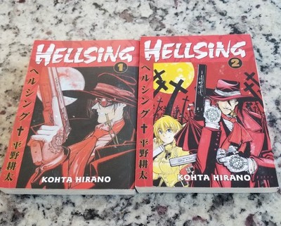 Hellsing-Konta Hirano-Vol. 1 & 2-English Manga-Paperback-Very good+++ condition