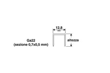 PUNTI PER CUCITRICE GRAFFETTATRICE PUNTATRICE MANUALE 1455554 6 mm VALEX 1455576