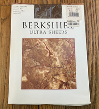 VTG Berkshire Ultra Sheer Stockings Size 1 French Coffee 4419