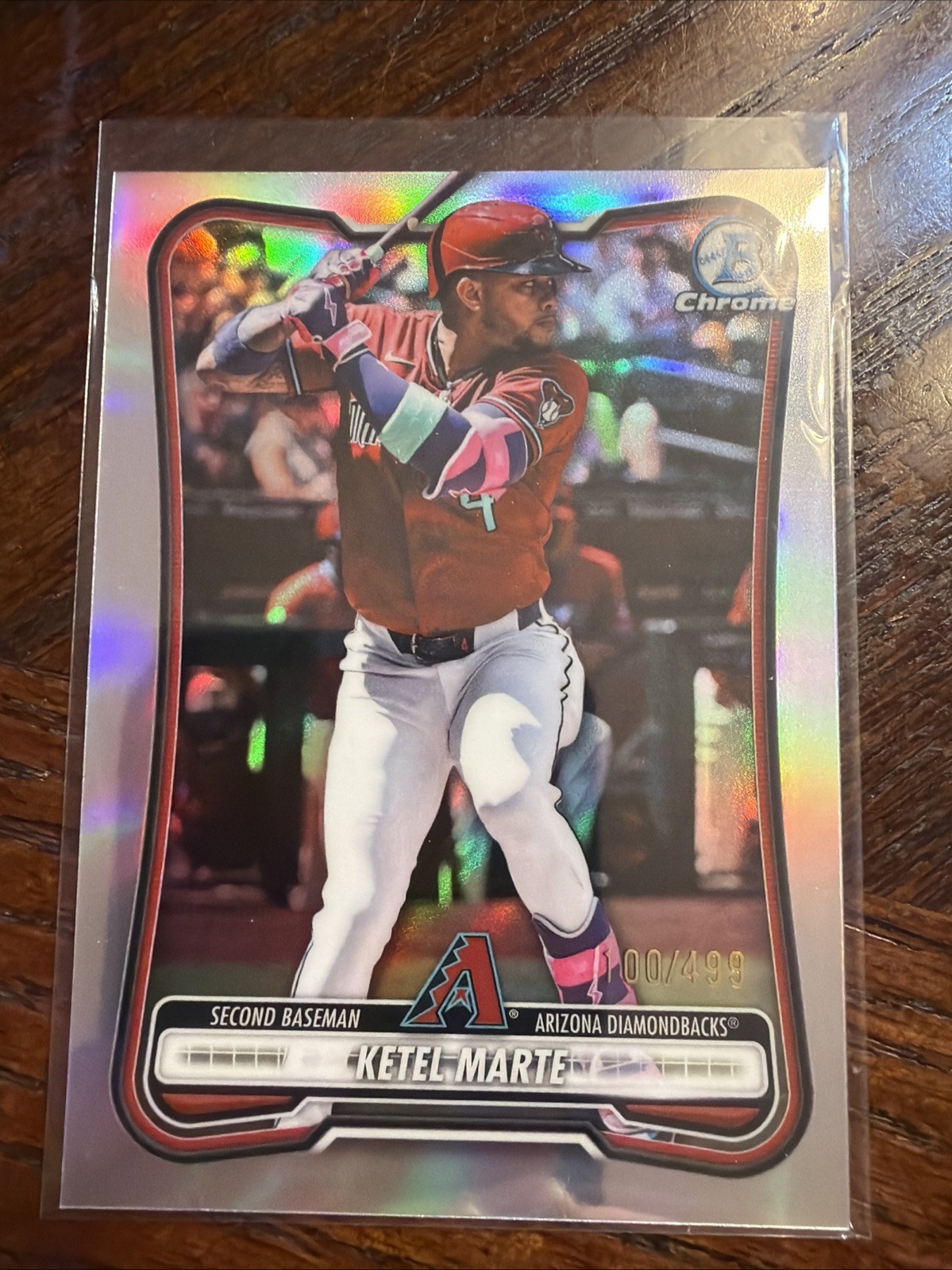 2026 Bowman Chrome Ketel Marte Refractor /499 Diamondbacks #51