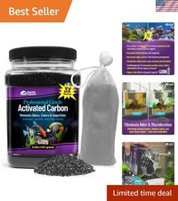 Activated Carbon, Aquarium Carbon for Fish Tank Filter, Aquarium Filter Media...