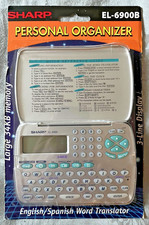 Sharp EL-6900B Personal Organizer  7 Bulit-In Functions, English/Spanish  New