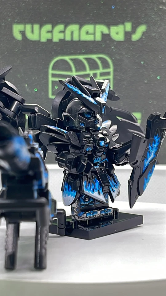 ULTRA DELUXE Custom PAD Printed LEGO WING GUNDAM ZERO XXXG-Variant Brick MiniFig - Image 2 of 4