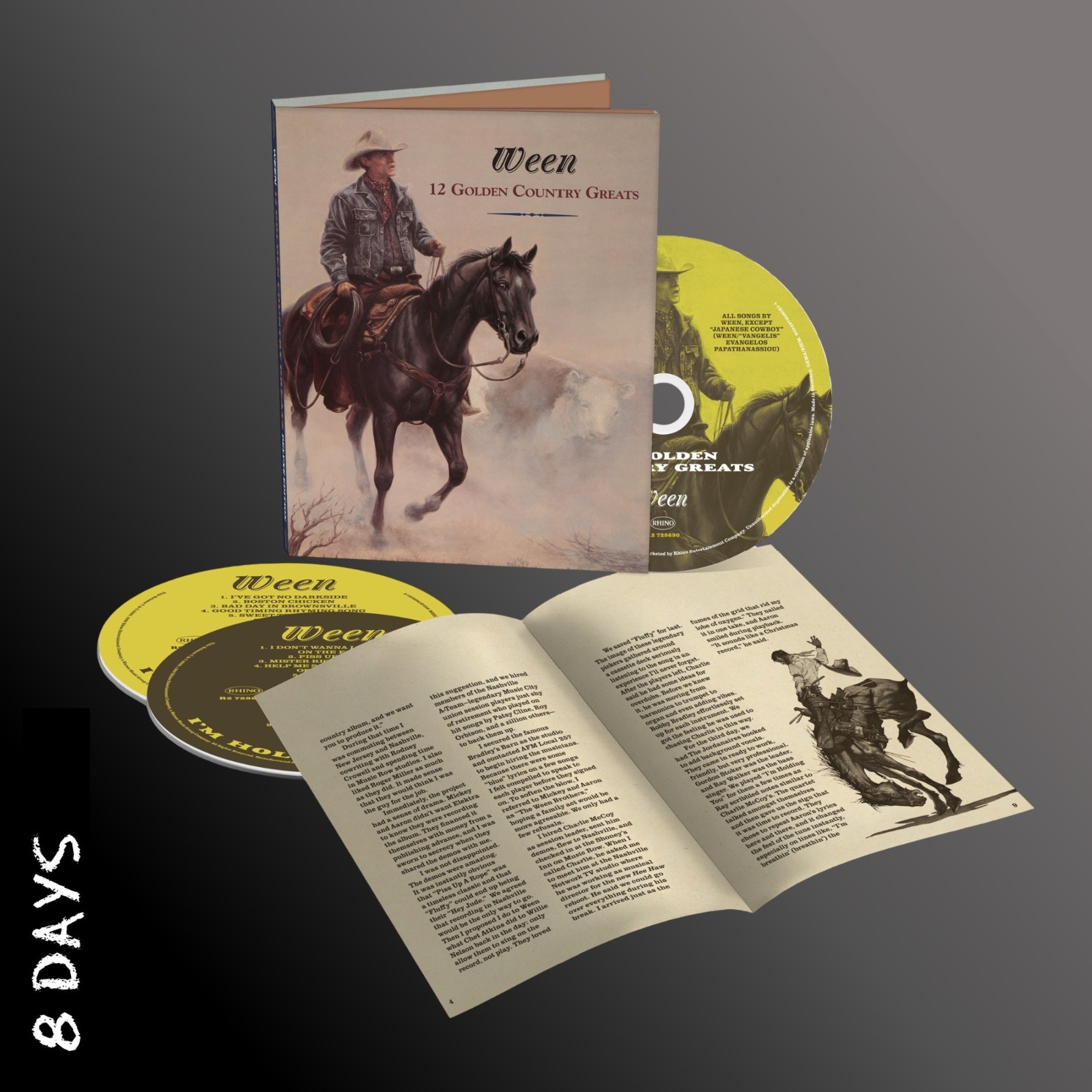 Ween - 12 Golden Country Greats - Deluxe 3CD - Presale Ships By 31/7/26