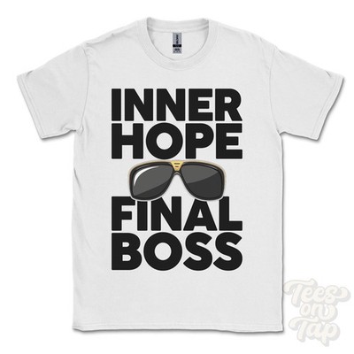 INNER HOPE FINAL BOSS T-SHIRT funny xmas gift devon hope south hams england