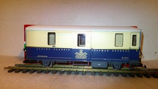 LGB RhB Pullman Luggage Car LGB No. 40844 Original Packaging (Metal Axles Not Played With)