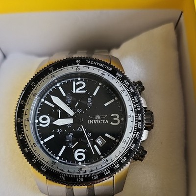 45. Invicta Stainless Steel Square Black Dial Watch Invicta Invicta Racing Grey and Black Dial Men main image 2