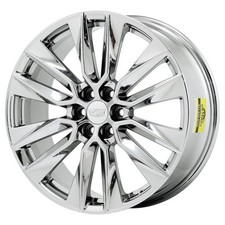 21" Cadillac XT6 PVD Bright Chrome-C Wheel Rim Factory OEM 4851 2020-2025