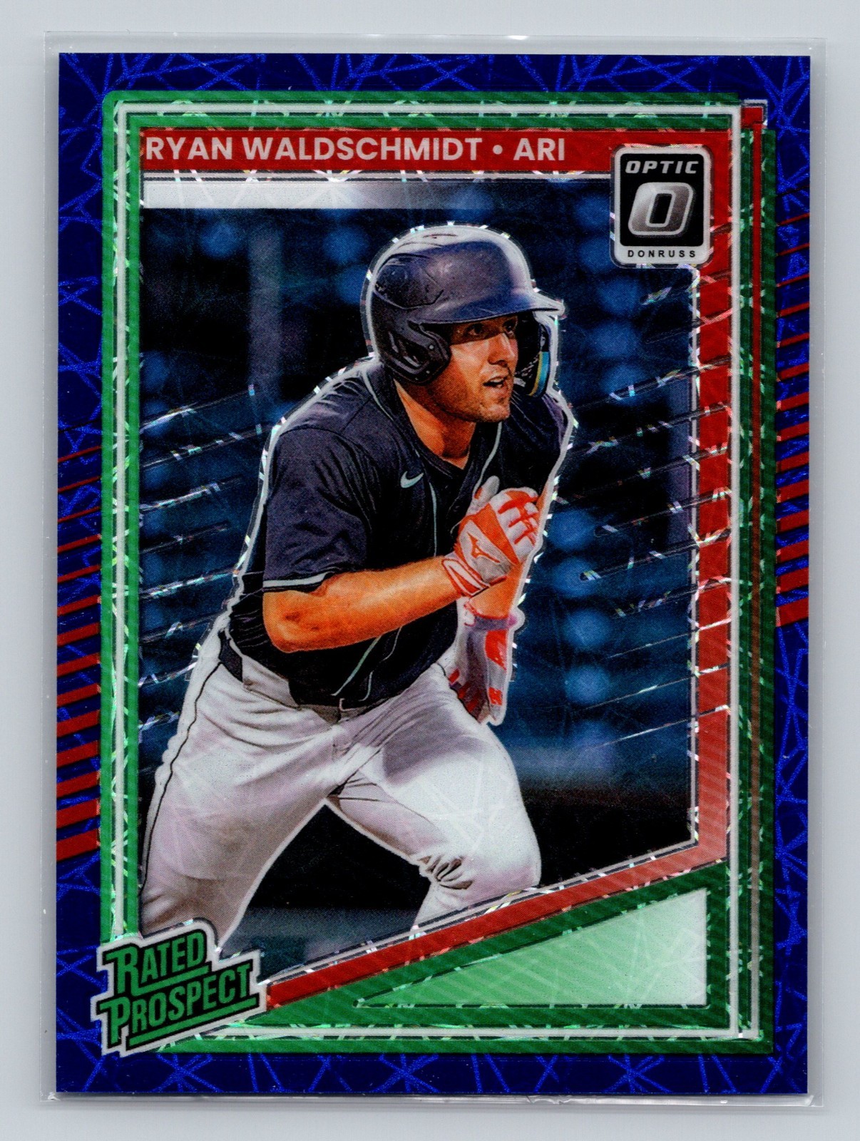 2025 Donruss Optic💠Rated Prospect Blue Velocity Prizm💠#169 Ryan Waldschmidt RC