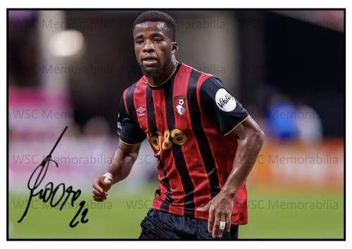 10952. Hamed Traore Signed Pictures (A4 Prints) Bournemouth Marseille Napoli etc