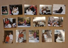12 Vtg 80s Snapshot Photos Family Chronology Cute Girl Birthday Estate Archive