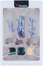 Rodriguez, Hernandez and Martinez Mariners Signed 2024 Topps #ARC-RHM #1/1 Card