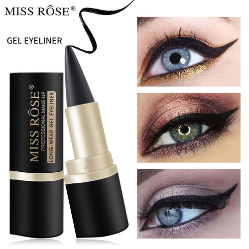 Waterproof Black Eyeliner Liquid Eye Liner Pen Pencil Gel Beauty Makeup Cosmetic - Picture 1 of 6