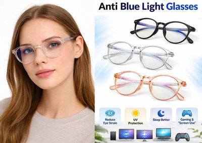 Getönte Anti Blau Ermüdung Augenbelastung Computer Handy Tablet Brille TV Gaming UV
