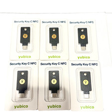 Yubico YubiKey &lrm;C NFC Security Key - Fido 2 - Lot Of 6 Total