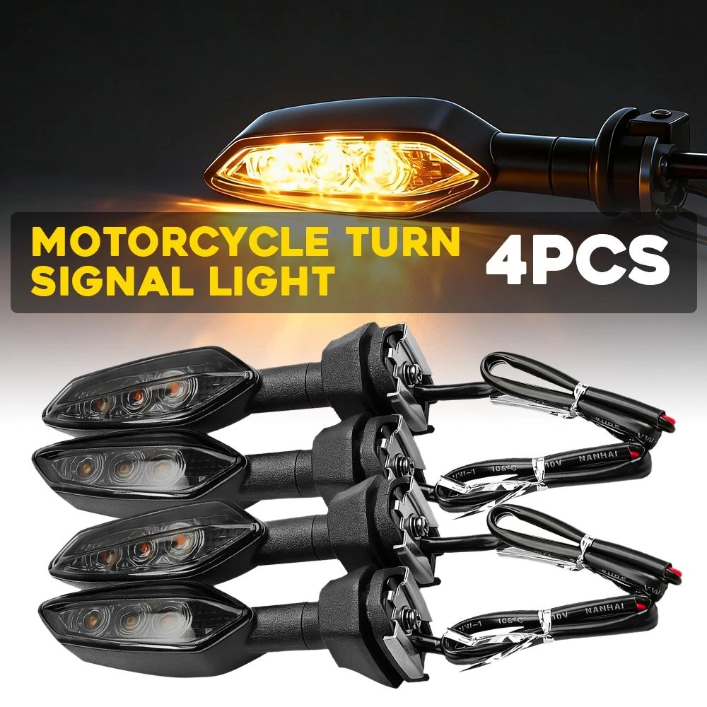 はなびす@　1207 For 2015-2020 KAWASAKI ZRX 1200R FRONT REAR LEFT RIGHT TURN SIGNAL