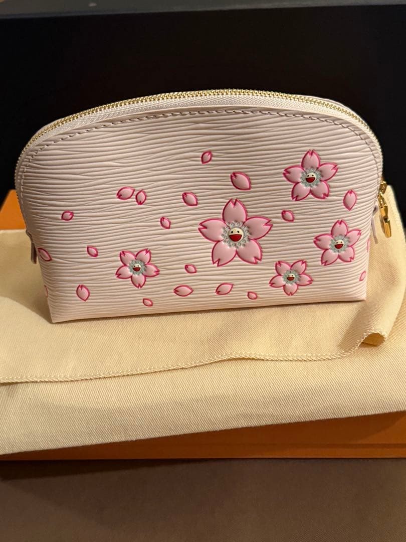 Louis Vuitton x Takashi Murakami Cherry Blossom Cosmetic Pouch PM