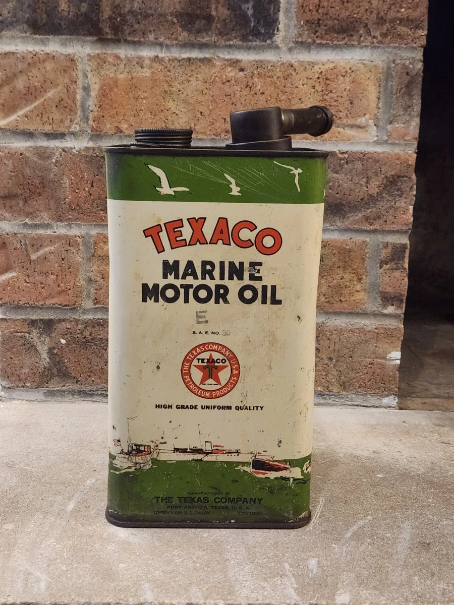 Texaco Advertising In Collectible Gas & Oil Advertising Cans And