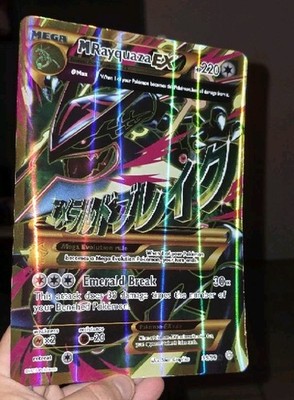 M Rayquaza EX Shiny Full Art Near Mint 98/98 XY-Ancient Origins MP/LP (Jumbo) 