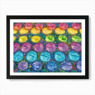 Ostereier Kunstdruck gerahmt Wandbild Poster Leinwanddruck Bild