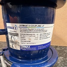 HYMAX 2 4in Coupling, Epoxy Finish, EPDM Patented Flip Gasket 860-54-0108-16