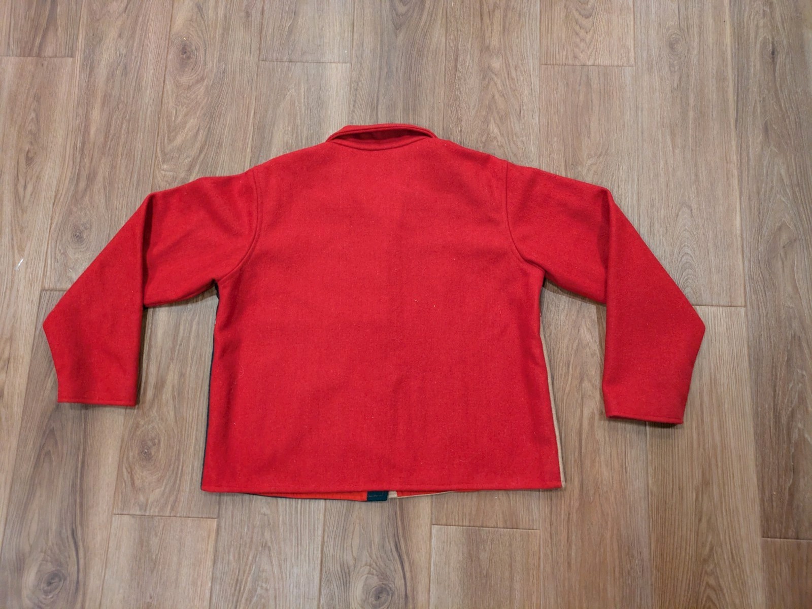 Wool Blend Patchwork Christmas Jacket Ski Cabin S… - image 8