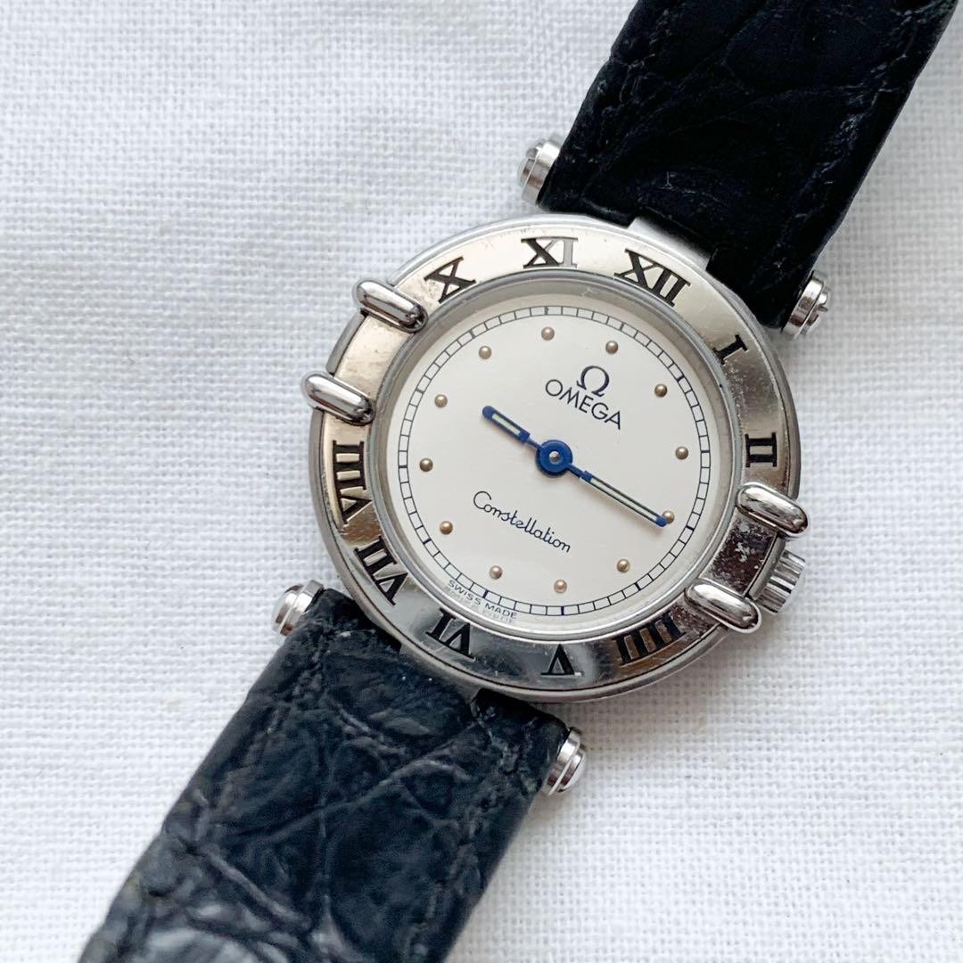 Vintage Omega Constellation Ladies Watch Silver Dial Quartz Japan FS