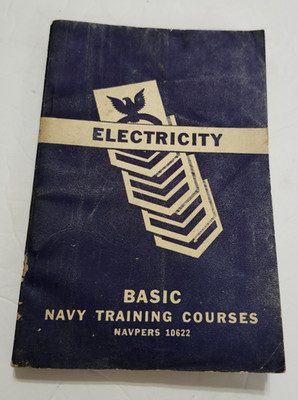 VINTAGE - BASIC NAVY TRAINING COURSES - ELECTRICITY - #10622 - 1945