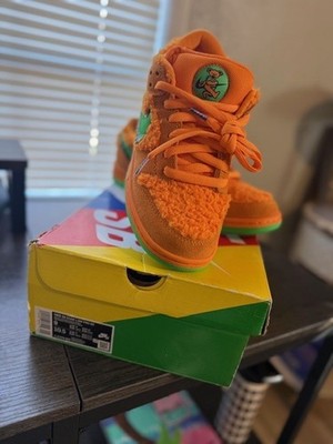 Size 9.0 - Grateful Dead x Nike Dunk SB Low Orange Bear