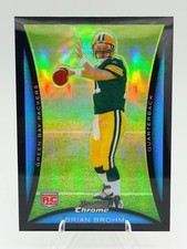 2008 Bowman Chrome #BC57 Brian Brohm Refractor Rookie Football Card. rookie card picture