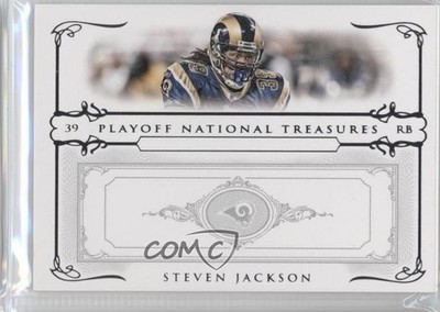 2007 Playoff National Treasures 55/100 Steven Jackson #18 0f8